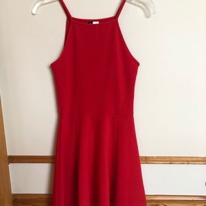 H&M Red Skater Dress